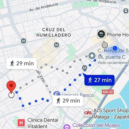 Habitaciones Privada Preciosa Grande Centro Malaga Tambien Cerca De La Playa Wi-Fi المظهر الخارجي الصورة